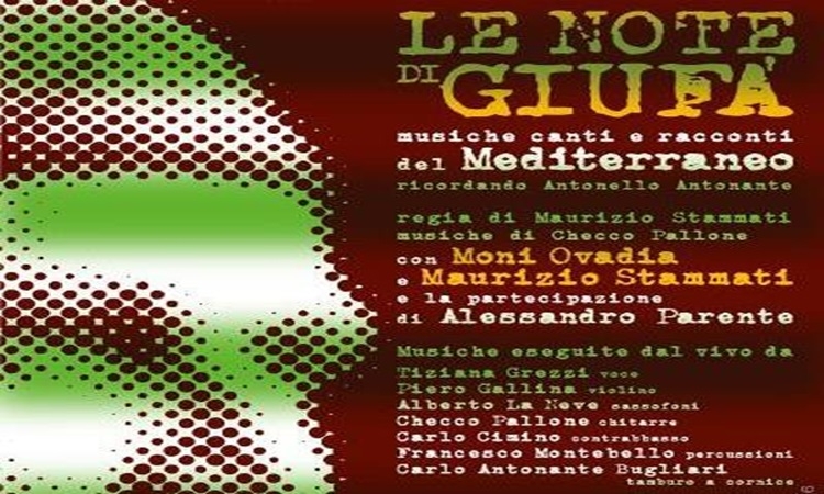 MONI OVADIA - LE NOTE DI GIUFA' - Cosenza